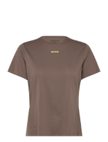 Björn Borg - Borg Performance Feather T-Shirt - Sportiniai marškinėliai - Ruda