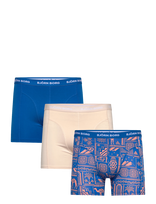 Björn Borg - Cotton Stretch Boxer 3P - Bokseriai - Mėlyna