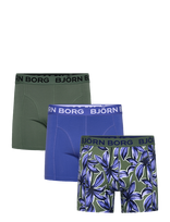 Björn Borg - Cotton Stretch Boxer 3P - Bokseriai - Chaki spalva
