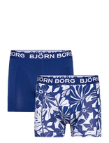 Björn Borg - Bamboo Cotton Blend Boxer 2P - Bokseriai - Mėlyna