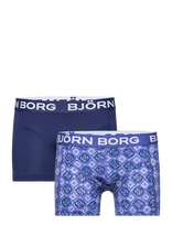 Björn Borg - Cotton Stretch Boxer 2P - Apatinių drabužių komplektas - Mėlyna