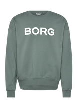 Björn Borg - Borg Oversized Logo Sweatshirt - Sportinis megztinis - Žalia
