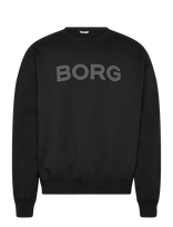 Björn Borg - Borg Oversized Logo Sweatshirt - Sportinis megztinis - Juoda