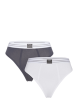 Björn Borg - Original Highwaist Brief 2P - Kelnaitės - Balta