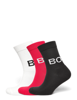 Björn Borg - Classic Polyamide Crew Sock 3P - Sportinės kojinės - Marga / raštuota