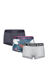 Björn Borg - Cotton Stretch Boxer Shorts 3P - Apatinių drabužių komplektas - Marga / raštuota