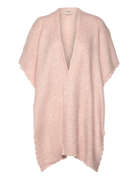 Fransa - Frelise Shawl 1 - Pončas - Rožinė