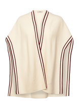 Fransa - Frvinna Shawl 1 - Pončas - Kreminė spalva