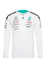 Adidas Performance - Mer Dr Jsy Lm - Sportiniai marškinėliai ilgomis rankovėmis - Balta