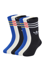Adidas Originals - 3S Crew S 6P K - Kojinės - Marga / raštuota
