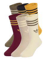 Adidas Originals - 3S Crew S 6P K - Kojinės - Marga / raštuota