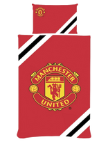 Fodbold - Bed Sheet Manchester United 150X210 & 50X60 - Antklodžių užvalkalas - Raudona