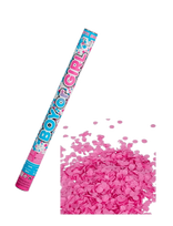 Joker - Confetti Shooter Boy/Girl Pink 60 Cm - Vaikų gimtadieniui - Rožinė