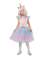 Joker - Costume Unicorn Dress 134-140 - Personažų kostiumas - Rožinė