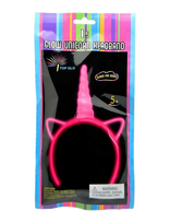 Joker - Glow Unicorn Headband - Kostiumų aksesuarai - Rožinė