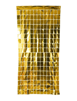 Joker - Foil Gold Backdrop Square Curtain 1X2M - Vaikų gimtadieniui - Aukso
