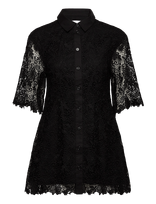 2NDDAY - 2Nd Amali - Heavy Lace - Trumpa suknelė - Juoda