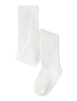 Lindex - Tights In Pointelle - Pėdkelnės - Balta