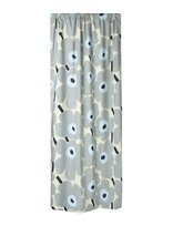 Marimekko Home - Unikko Curtain 135X250 Cm - Ilgos užuolaidos - Mėlyna