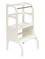 Ette Tete - Step Up Adjustable Height Helper Tower - Motorinių įgūdžių baldai - Smėlio