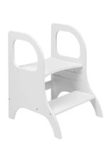 Ette Tete - Miimo® Adjustable Height Step Stool - Motorinių įgūdžių baldai - Balta