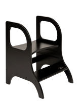 Ette Tete - Miimo® Adjustable Height Step Stool - Motorinių įgūdžių baldai - Juoda