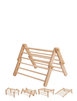 Ette Tete - Mopitri® 4-Segment Climbing Frame - Motorinių įgūdžių baldai - Ruda
