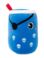 Teddykompaniet - Kramis, Bubble Tea, Pirat, 30 Cm - Pliušinis žaislas - Mėlyna