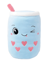 Teddykompaniet - Kramis, Bubble Tea, Turkos, 30 Cm - Pliušinis žaislas - Mėlyna