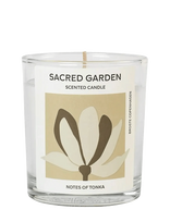 Broste Copenhagen - Sacred Garden Scented Candle - Kvapni žvakė - Balta