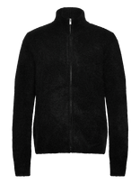 HOLZWEILER - Atlantic Hairy Zip Cardigan - Megztinis su užtrauktuku - Juoda