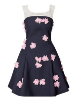 STINE GOYA - Double Sided Crepe, Off Shoulders Short Dress - Trumpa suknelė - Rožinė