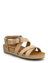 Timberland - Malibu Waves Backstrap Sandal Medium Beige Nubuck - Platforminės basutės - Smėlio