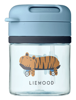 Liewood - Pavia Tritan Straw Cup 280Ml - Gertuvė - Mėlyna