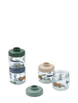 Liewood - Dominique Food Tritan Boxes 100 Ml 4-Pack - Kūdikių maisto indelis - Žalia