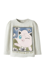 Name It - Nmfsorina Pokemon Ls Top Box Sky - Ilgarankoviai marškinėliai - Kreminė spalva