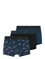 Name It - Nkmboxer 3P Titan Skater Noos - Apatinės kelnaitės - Marga / raštuota