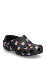 Crocs - Classic Flower Clog - Klumpės - Juoda