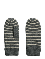 Pieces - Pcnorma  Stripe Mittens Bc - Kumštinės pirštinės - Pilka