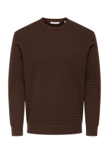 ONLY & SONS - Onsberry Reg 12 Ls Crew Knit Frml Noos - Apvalios apykaklės megztinis - Burgundiška splava