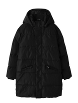 Name It - Nkfmedow03 Puffer Jacket Long Fo - Striukė - Juoda