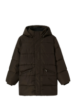 Name It - Nkfmedow03 Puffer Jacket Long Fo - Striukė - Ruda
