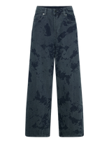 Monki - Peggy Low Rise Loose Baggy Leg Jeans - Platūs džinsai - Mėlyna