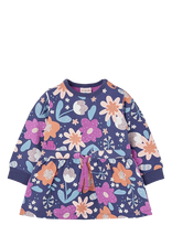 Boboli - Fleece Dress Floral - Suknelė kūdikiui ilgomis rankovėmis - Tamsiai mėlyna