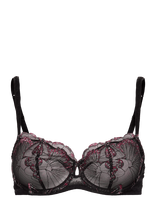 CHANTELLE - Lily Underwire Half Cup Bra - „Balconette“ tipo liemenėlės - Juoda