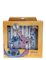 Lilo & Stitch - Stitch, Hemmelig Dagbog Med Magisk Blækpen, Gaveæske - Kalendoriai ir užrašų knygelės - Mėlyna