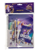Unicorn Academy - Unicorn Academy, Skrivesæt, Med Flerfarvet Pen - Kalendoriai ir užrašų knygelės - Marga / raštuota