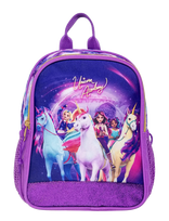 Unicorn Academy - Unicorn Academy, Lille Rygsæk 26,5 X 21 X 10 Cm - Kuprinė - Violetinė