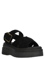 Clarks - Evamar Wish D - Platforminės basutės - Juoda