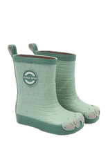 Mikk-line - Wellies Dragon - Barefoot - Guminiai batai be pamušalo - Žalia